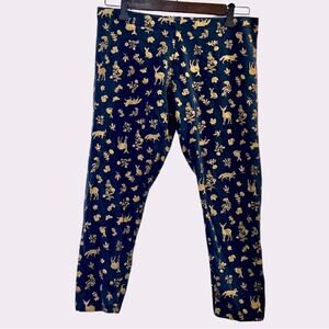 Wonder Nation Girls Woodland Animal Leggings Size XL